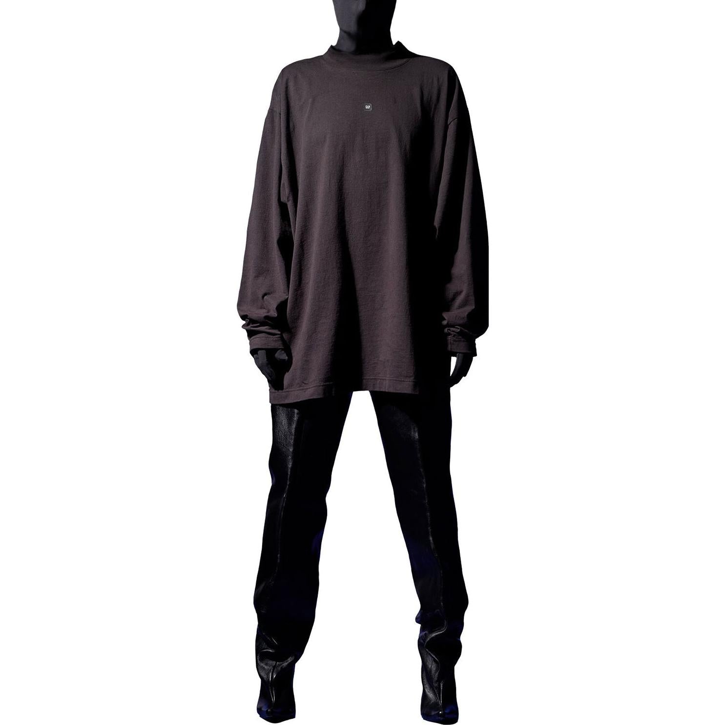 YEEZY Gap Logo Longsleeve T-shirt 'Black' YEEZY-SS22-046