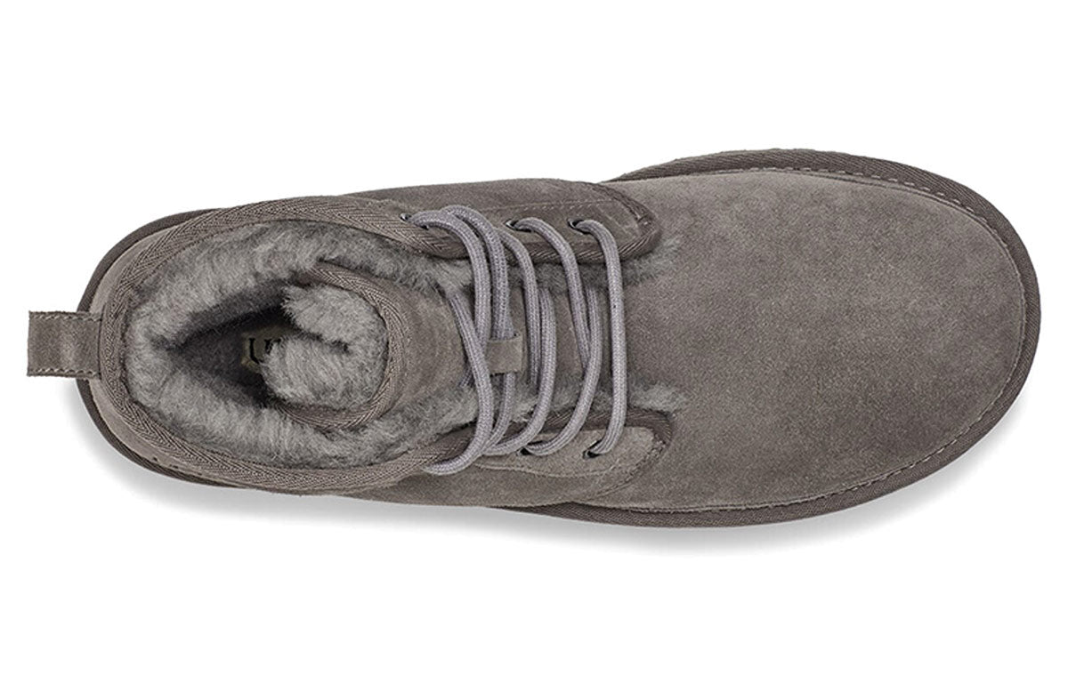 UGG Harkley Fleece Lined Snow Boots Gray 1016472-CHRC