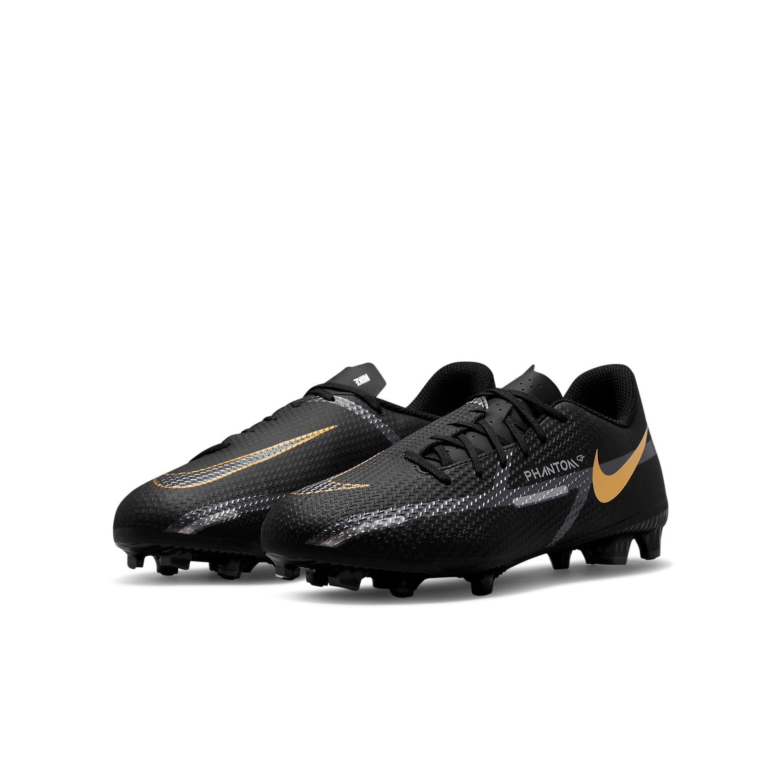 (GS) Nike Phantom GT2 Academy MG 'Black Metallic Gold' DC0812-007