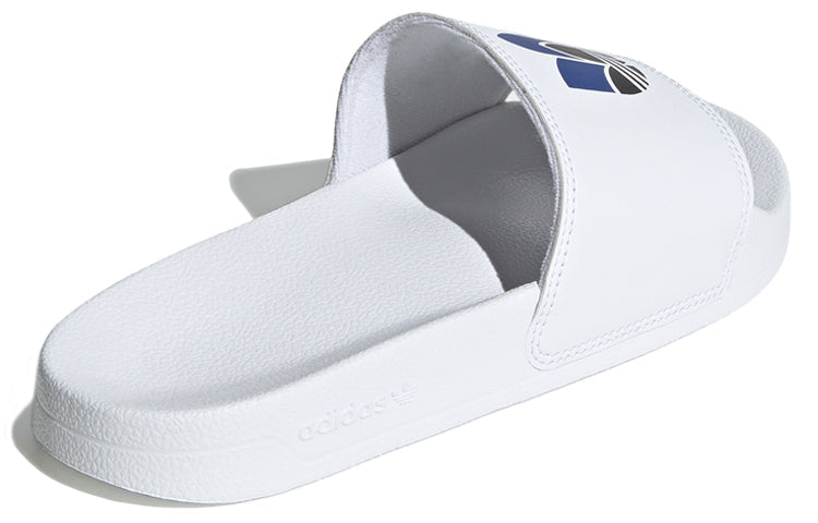 (WMNS) adidas originals Adilette Lite 'White Blue Black' FW0537