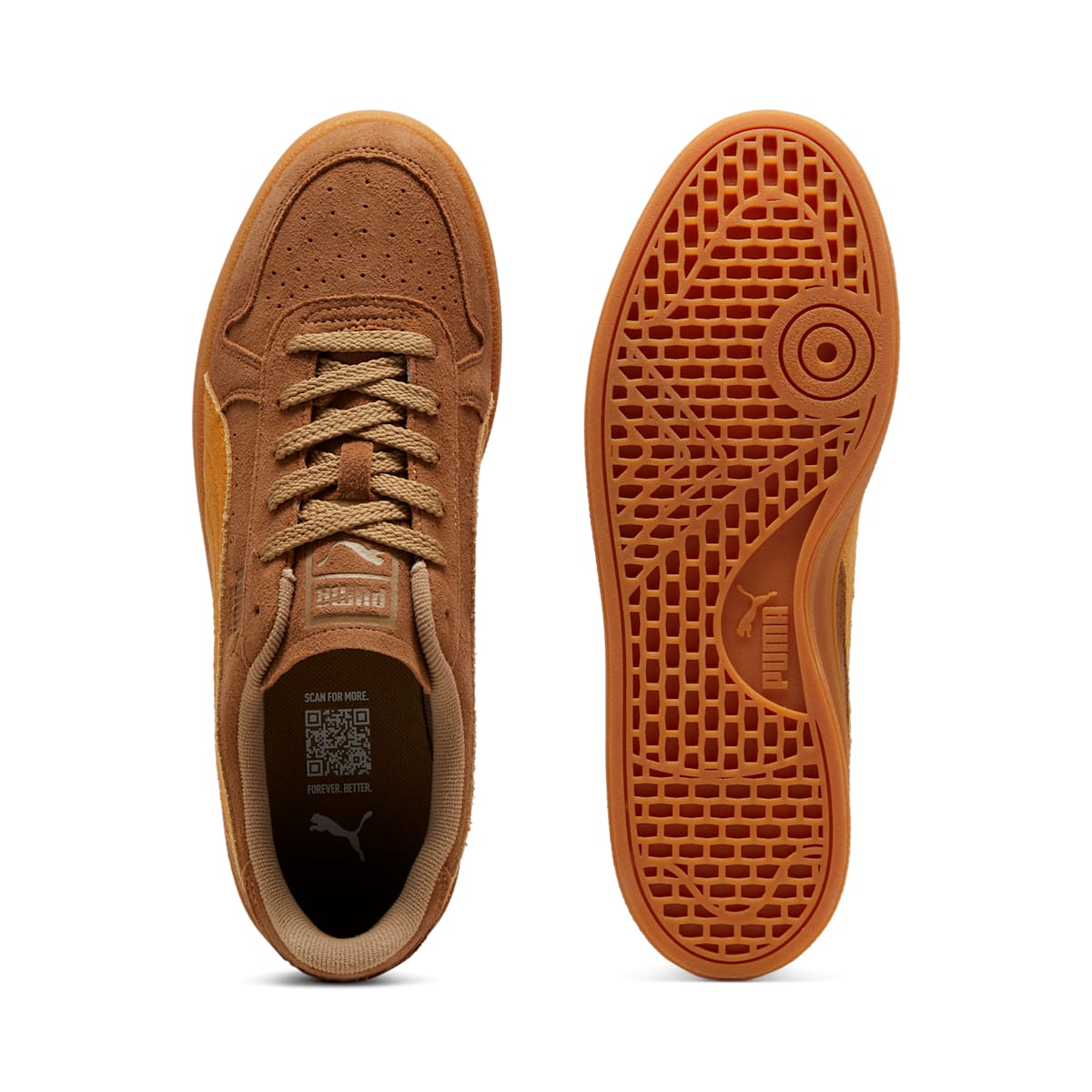 PUMA Indoor R Suede 'Chocolate Chip Sport Yellow' 398531-02
