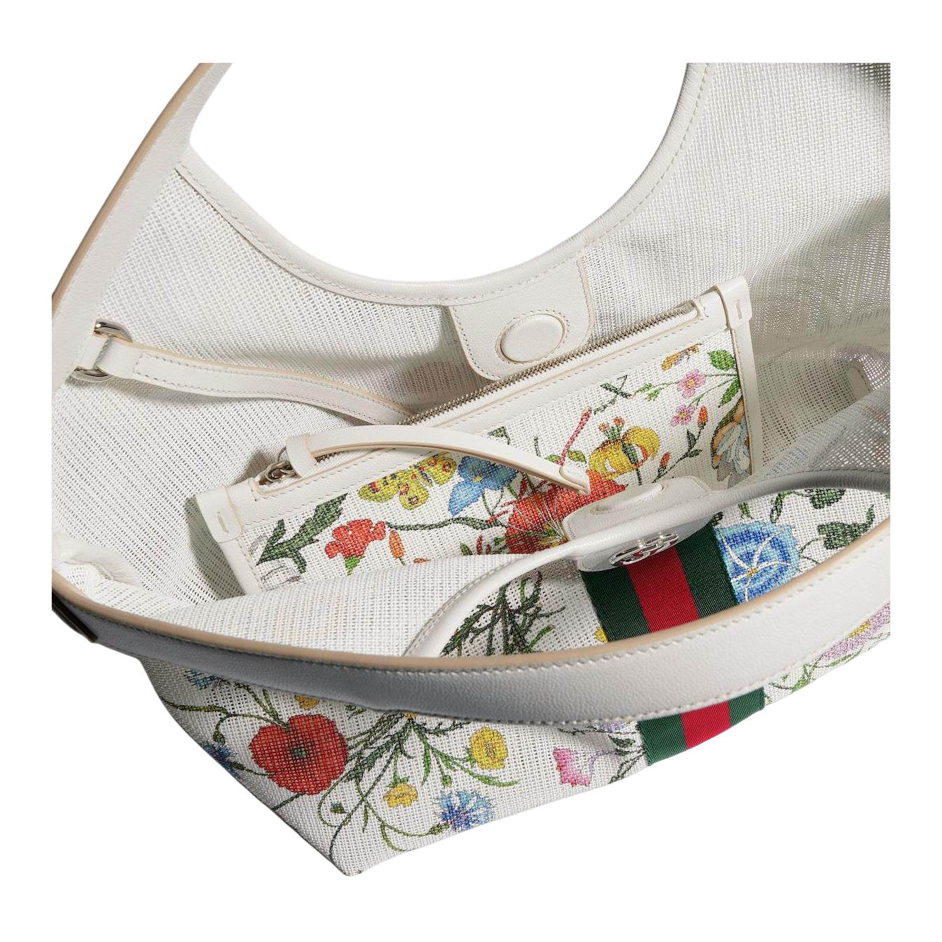 (WMNS) Gucci Giglio Small Tote Bag 'White Multicolor' 860845-FAGDB-9564