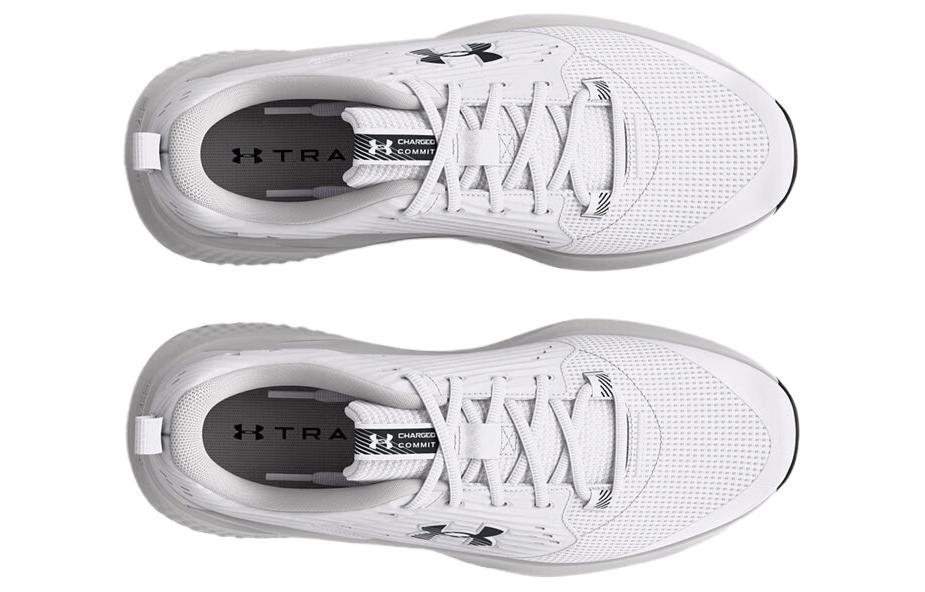 (WMNS) Under Armour Charged Commit 4 'White Distant Grey' 3026728-100