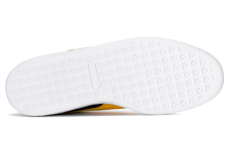 PUMA Suede Classic Low-Top Board Shoes Black/Yellow 365347-44