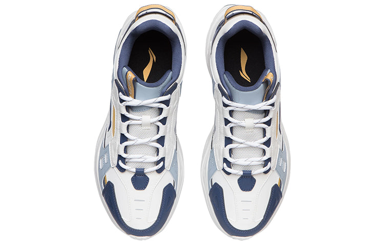 Li-Ning Retro Reflective Sneakers 'White Blue' AGCS417-3