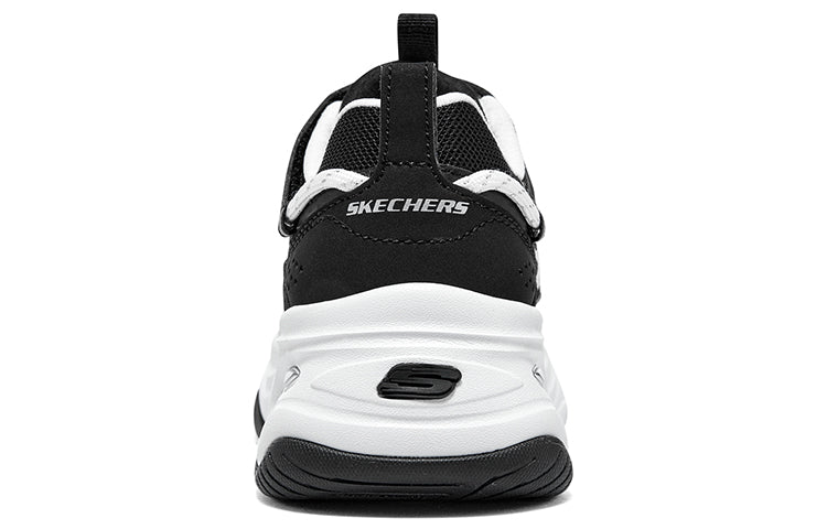 (GS) Skechers D'Lites 4.0 'Black White' 302587L-BKW