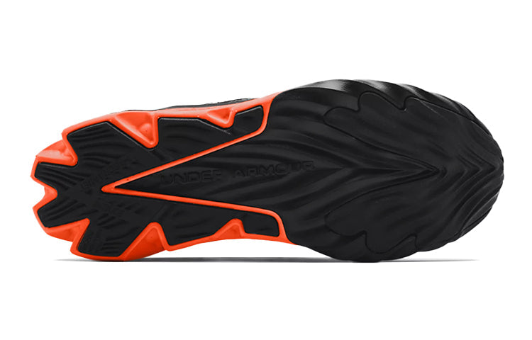 (GS) Under Armour Charged Scramjet 3 Sports Shoes Black/Orange 3022611-101
