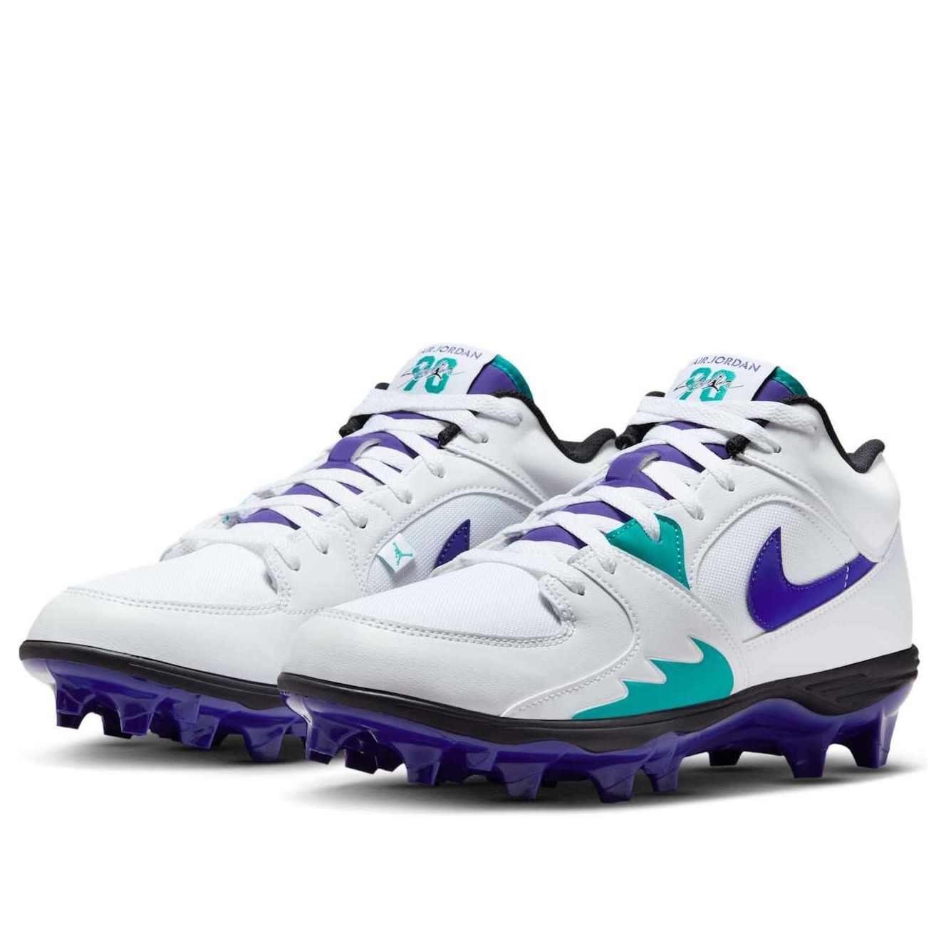 Air Jordan Stadium 90 Low TD Football Cleat 'Grape' HQ0210-105