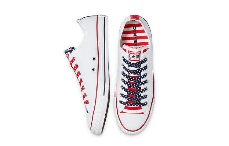 Converse Chuck Taylor All Star Low Top 'White Red Blue' 170815C