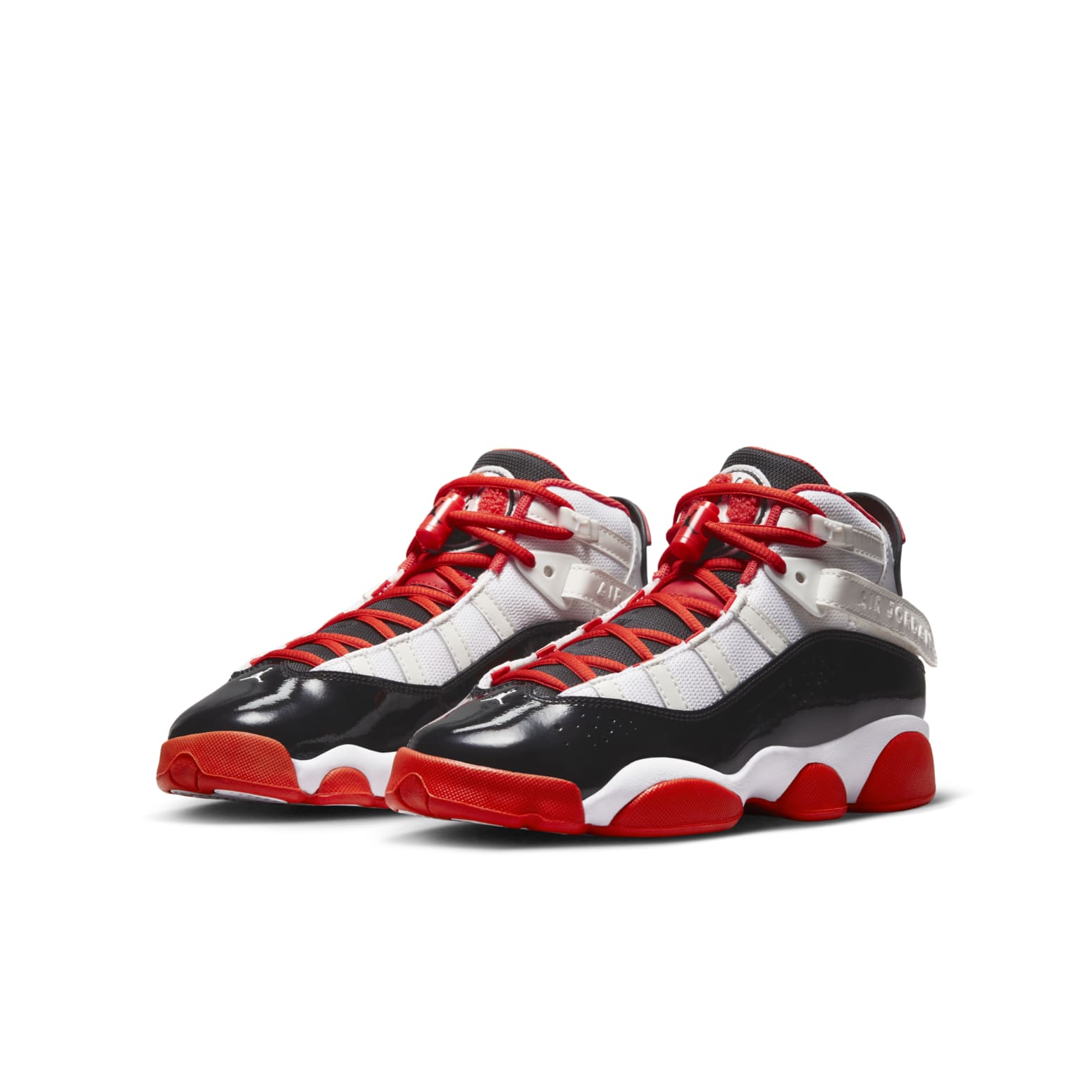 (GS) Air Jordan 6 Rings 'White Black Team Orange' DV1345-108