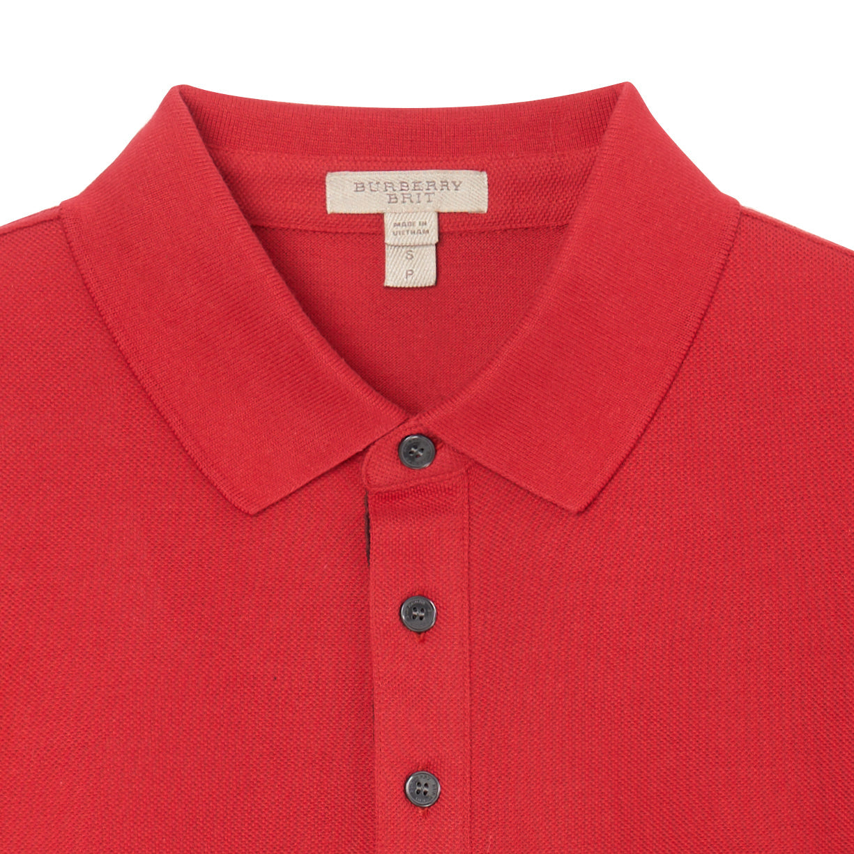 Men's Burberry Logo Short Sleeve Polo Shirt Red 40551261