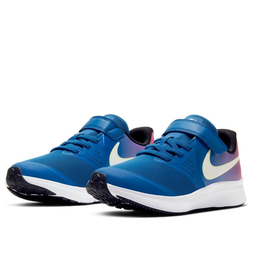 (PS) Nike Star Runner 2 D2N 'Blue Red' CJ2095-400