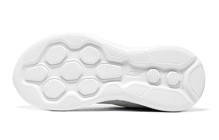 (GS) Skechers Go Run 400 V2 'White Pink' 302551L-WPK