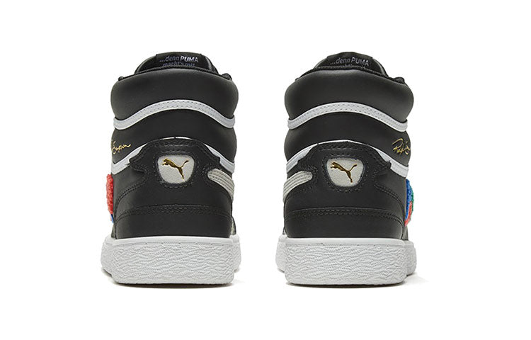 PUMA Ralph Sampson Mid 'Badges - Black Grey' 371769-02
