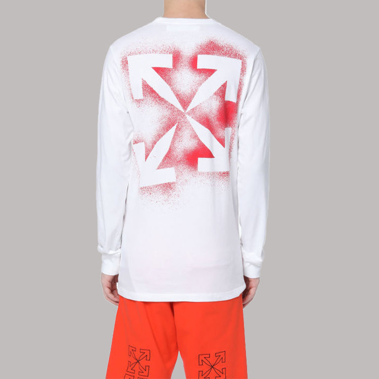Off-White Fw20 Stencil Slim-Fit Round Neck Sweatshirt OMBA025E20FLE0030125