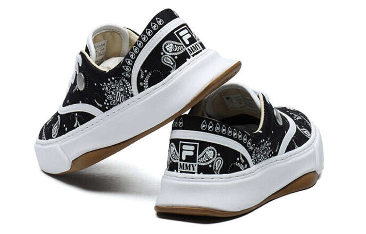 (WMNS) Fila Fusion x Mihara 'Black White' T12W125108FBB
