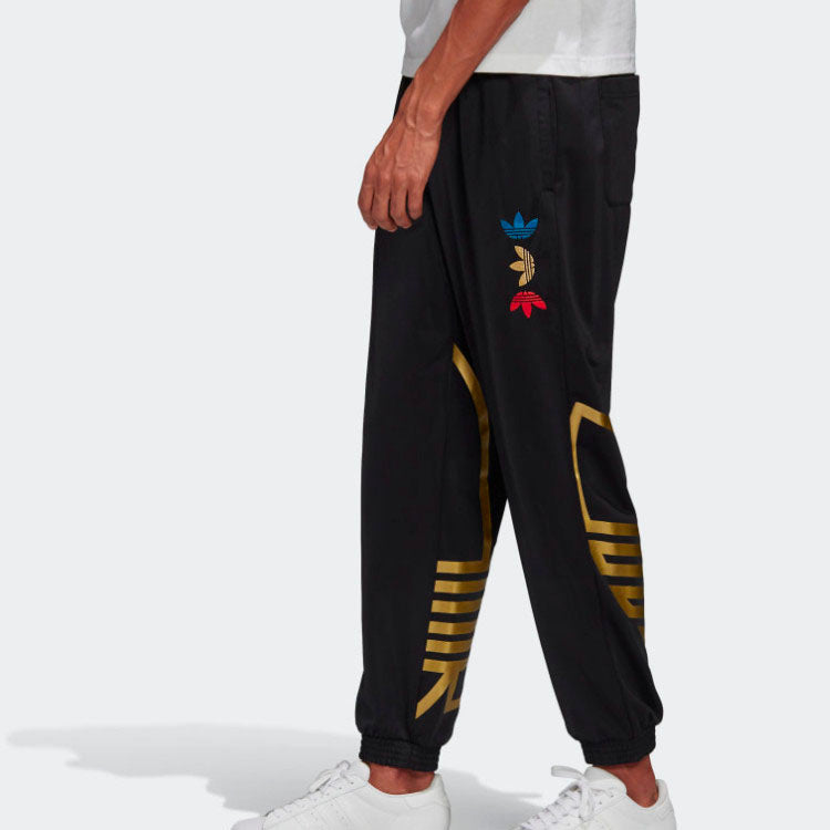 adidas originals Metallic Track Pants 'Black/Platinum Metallic' FS7325