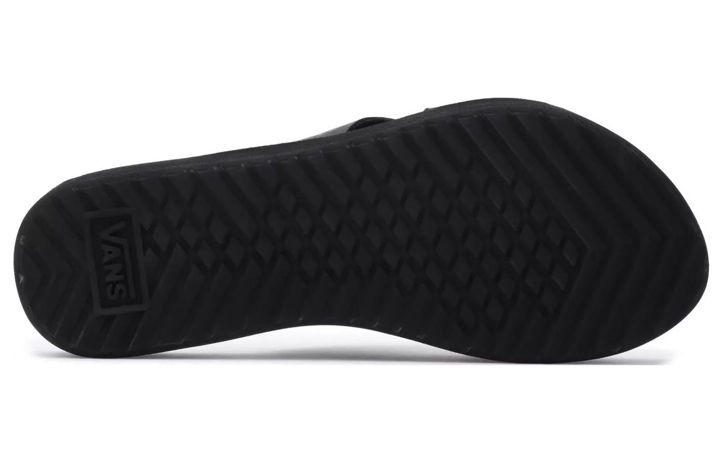 (WMNS) Vans x Karina Rozunko Cross Strap Mega Platform Sandals 'Black' VN0007QPBLK