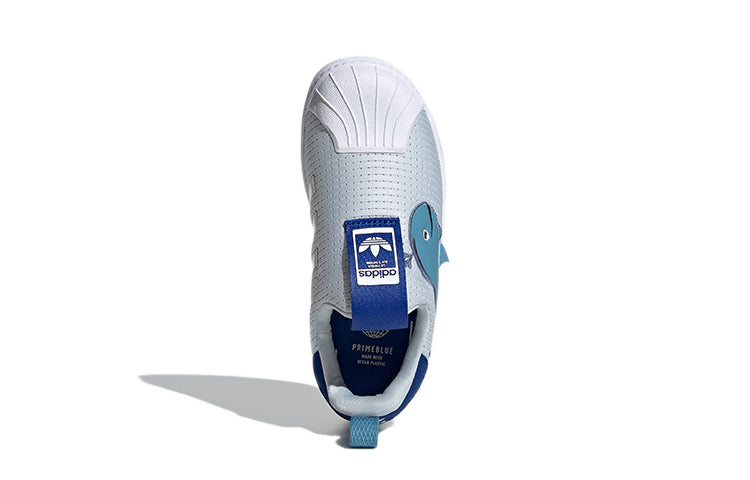 (PS) adidas Superstar 360 Primeblue Little Kid 'Whale' FX4928