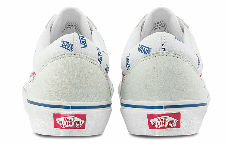 Vans Old Skool 'All Over Logo - White' VN0A3WKT9M9