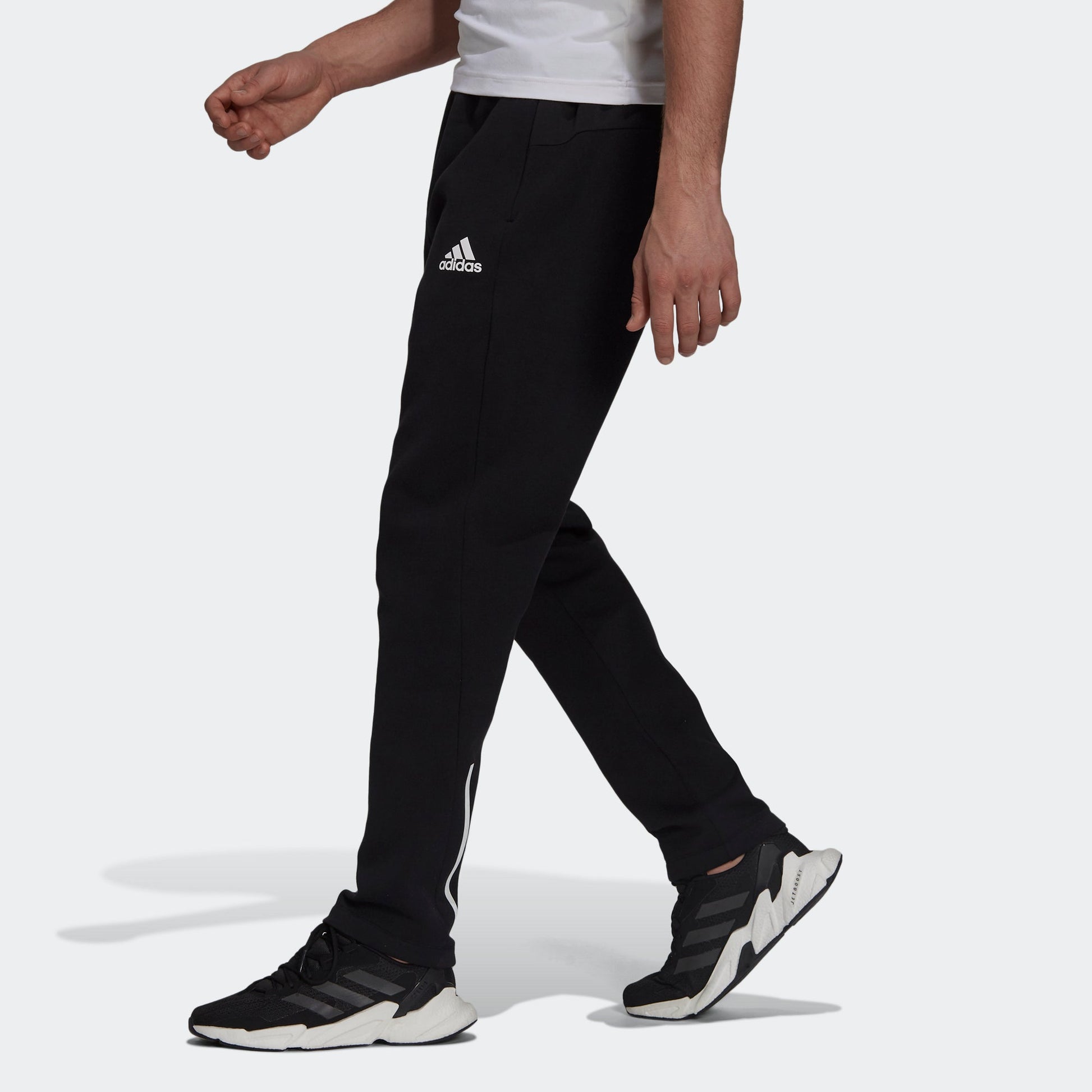 Men's adidas Zne Pant Logo Cone Sports Pants/Trousers/Joggers Black GT9781