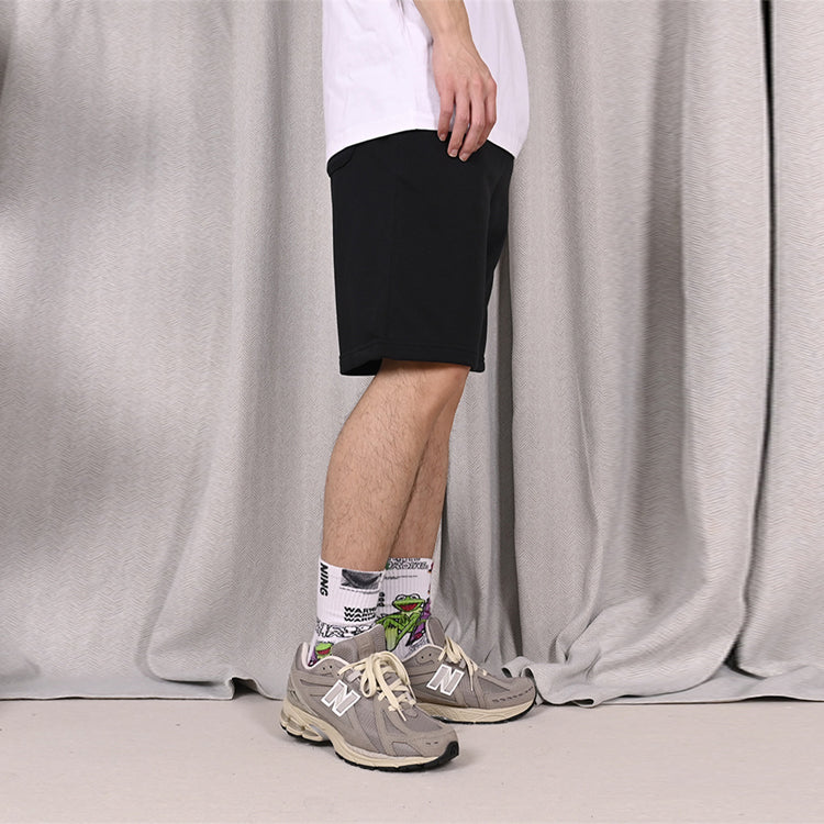Converse Go-To Embroidered Star Chevron Standard-Fit Fleece Short Asia Sizing 'Black' 10023875-A01