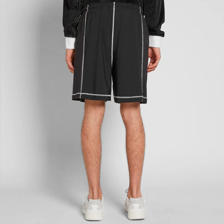 adidas originals x alexander wang Crossover Logo Retro Casual Shorts Black DT9497