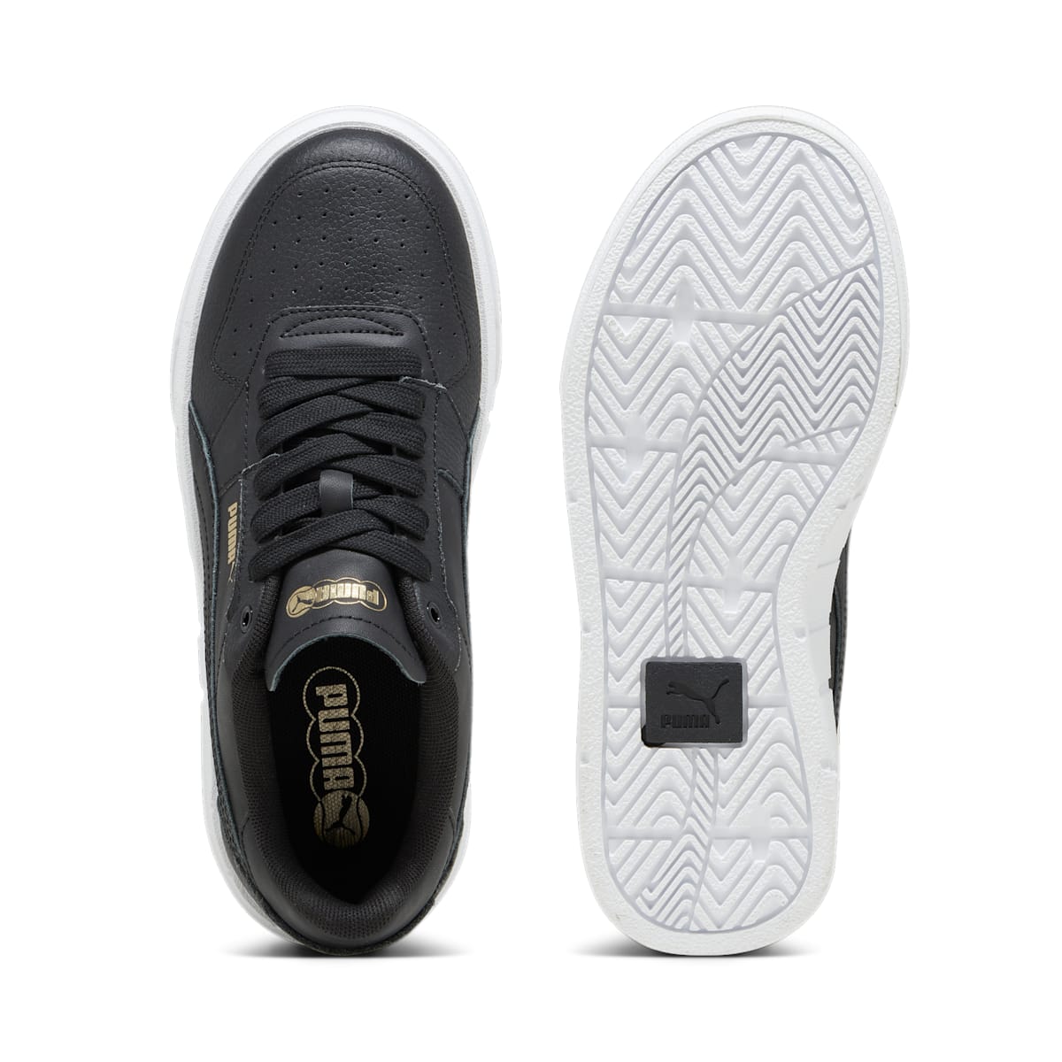 (WMNS) PUMA Cali Court Leather 'Black White' 393802-04
