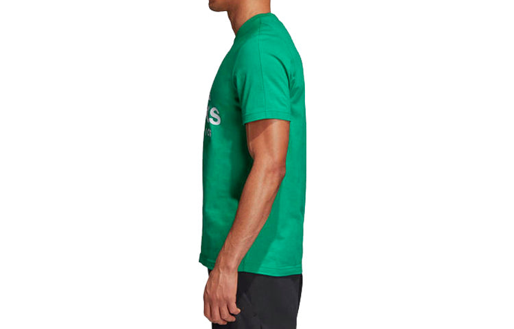 adidas Training Round Neck Pullover Short Sleeve Green CF9561