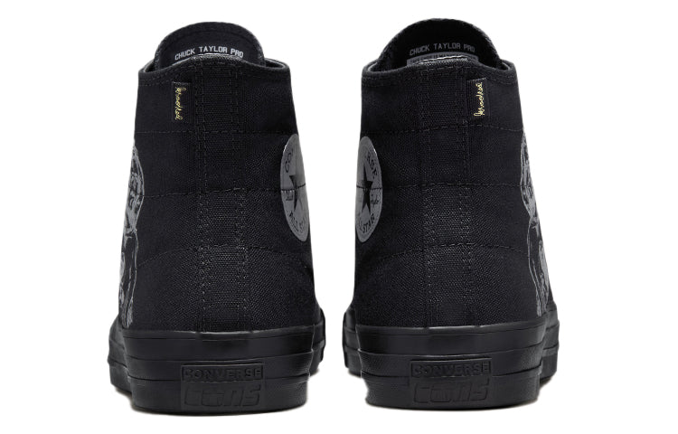 Converse Krooked x Chuck Taylor All Star Pro High 'Triple Black' 172389C