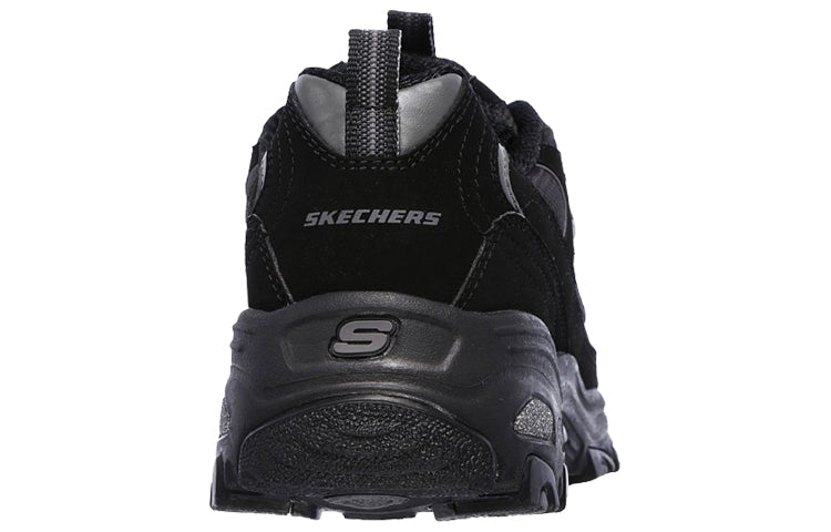 (WMNS) Skechers D lites Sports Shoes Black 11930-BBK