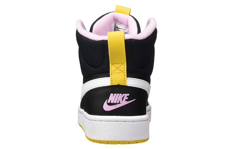 (GS) Nike Court Borough Mid 2 'Black Yellow' BQ5440-003