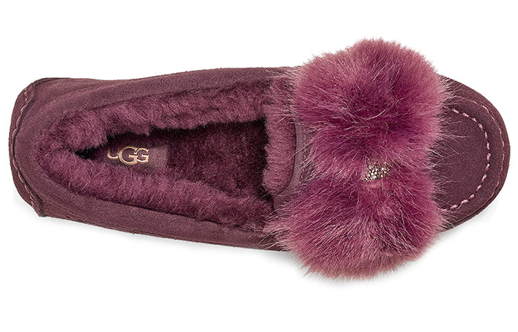(WMNS) UGG Holiday Ansley Puff Bow 'Purple Red' 1103858-LGE
