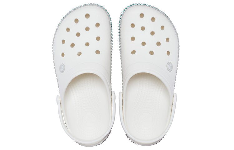 Crocs Sports Fashion Beach White Sandals 206829-100