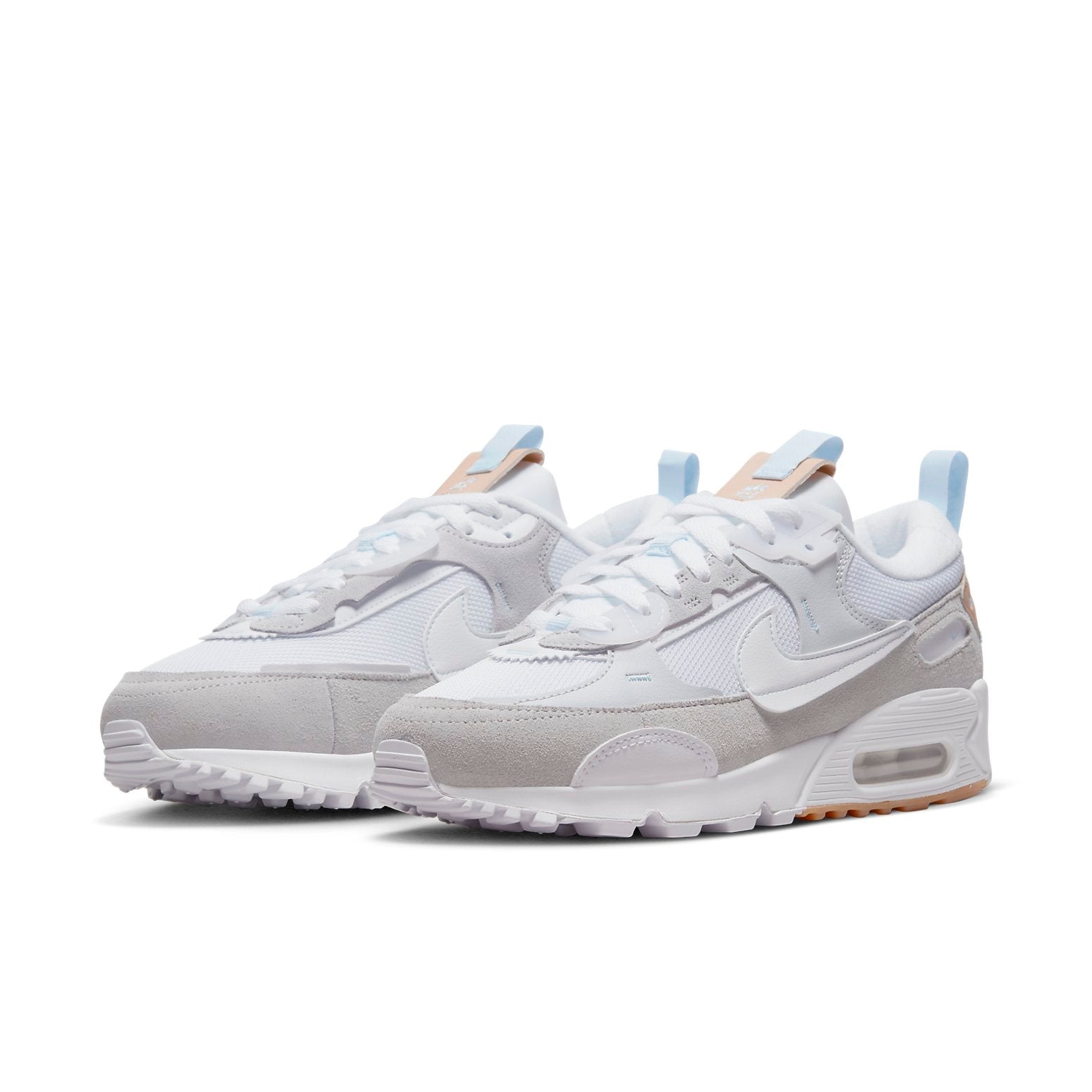 (WMNS) Nike Air Max 90 Futura SE 'Gray White' DX3280-100