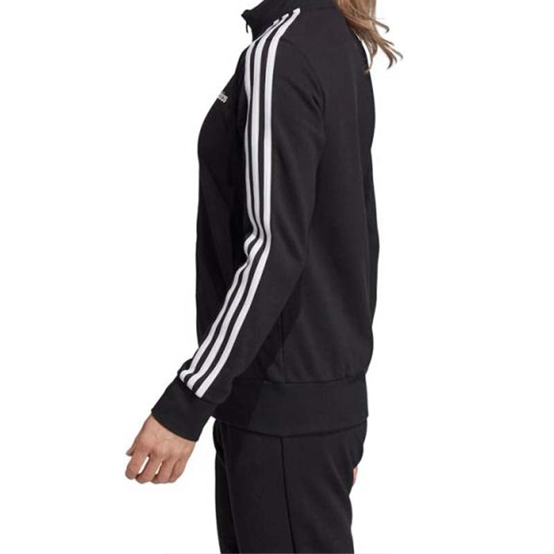 (WMNS) adidas Essentials 3-Stripes Track Jacket Asia Sizing 'Black Whiteb' DP2411