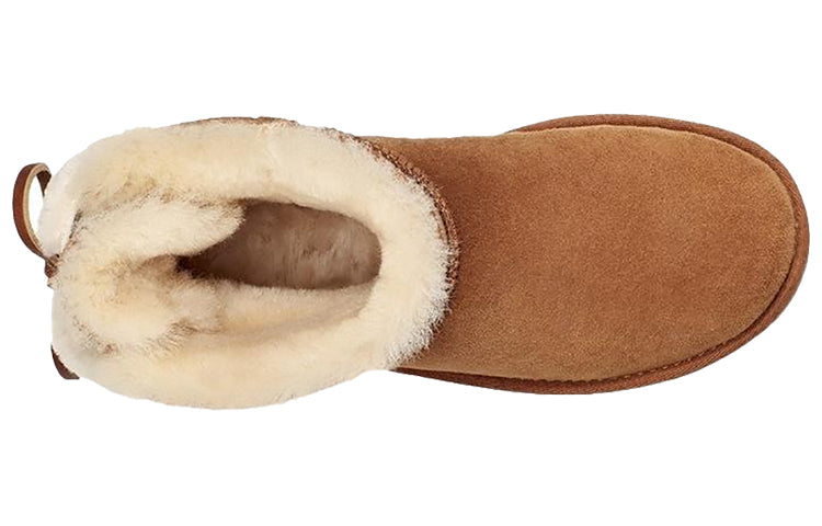(WMNS) UGG Classic Dudble Bow Mini 'Brown' 1103652-CHE