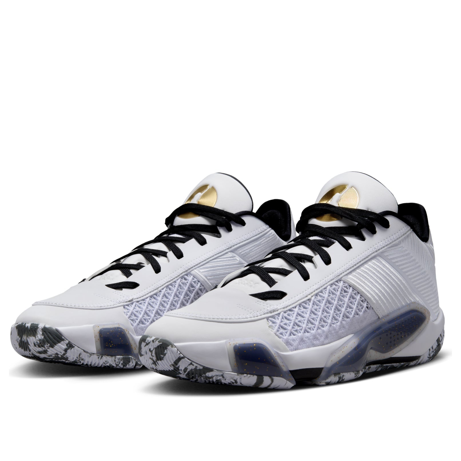 Air Jordan 38 Low PF 'White Metallic Gold Black' FD2325-107