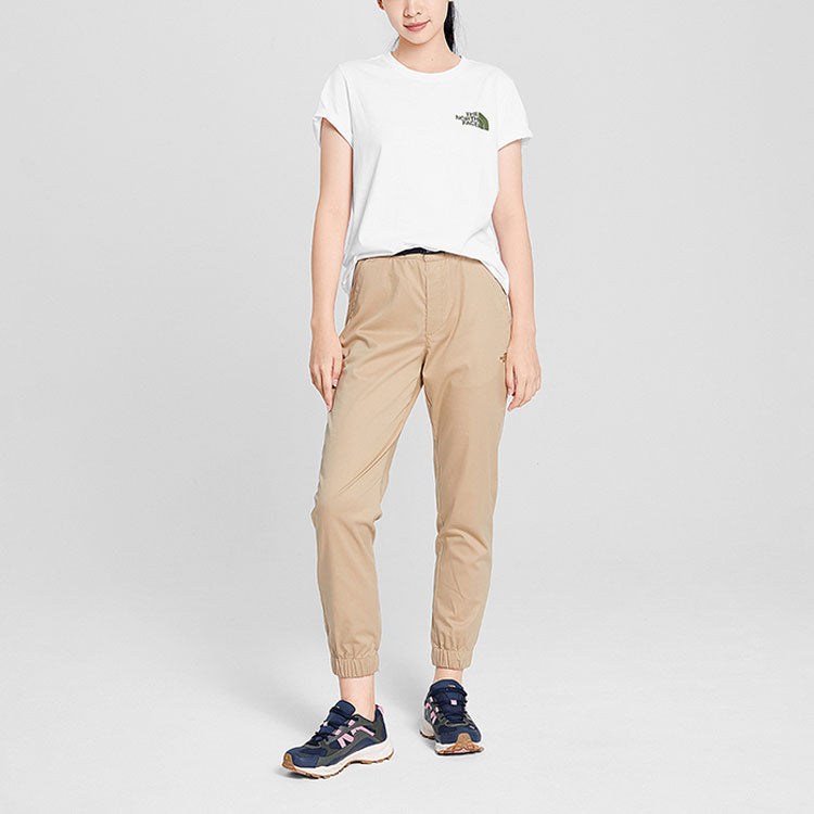 THE NORTH FACE Outdoor Breathable Sweat Absorbing Short Sleeve Couple Style White 5B3D-FN4
