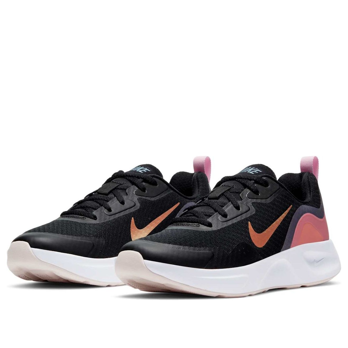 (WMNS) Nike Wearallday 'Black Rose Pink' CJ1677-004