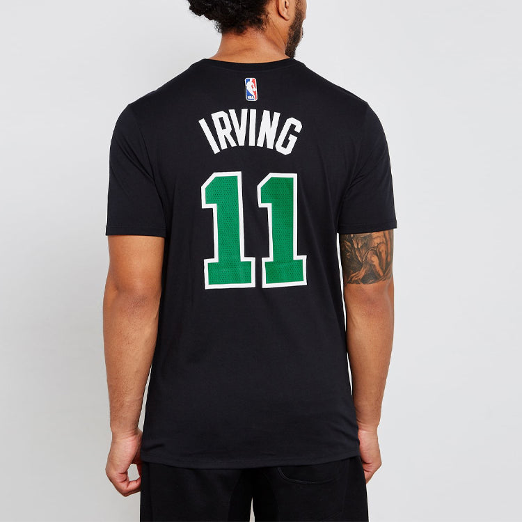 Nike Celtcs Kyrie Irving Statement T-Shirt 'Black Green' 870760-019