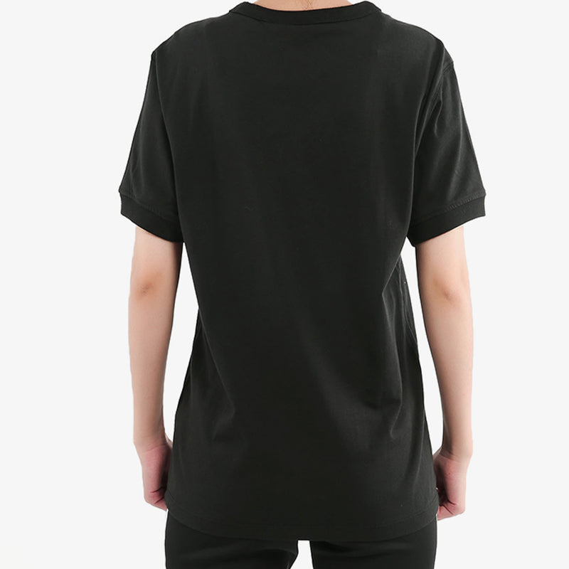 (WMNS) adidas Classic box logo Pattern Short Sleeve Black ED5842