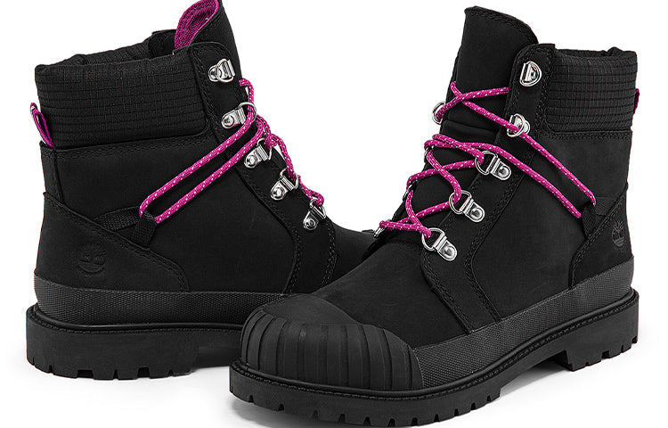 (WMNS) Timberland Holiday Luxe Waterproof Boot 'Black Nubuck' A2JWZW