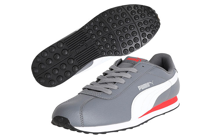 PUMA Turin Low Running Shoes Grey/White/Red 360116-23