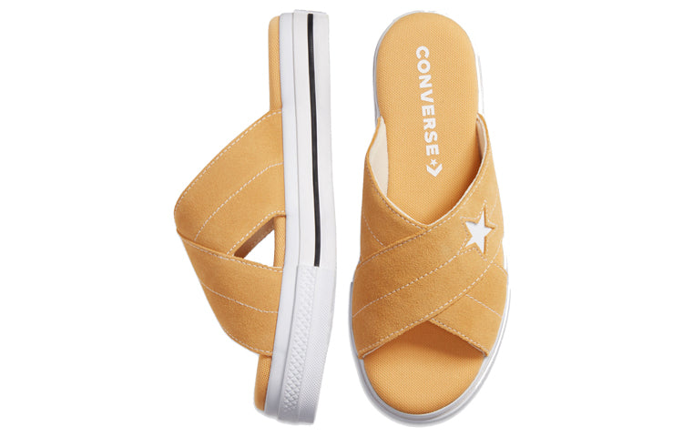 (WMNS) Converse One Star Slip Sandal Yellow 567722C