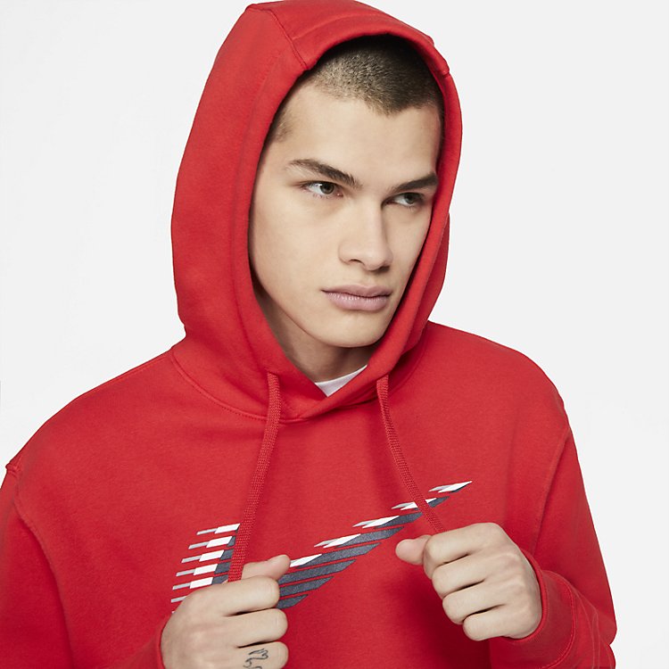 Nike Sportswear Club Pull Over Hoodie 'University Red' DM7947-657