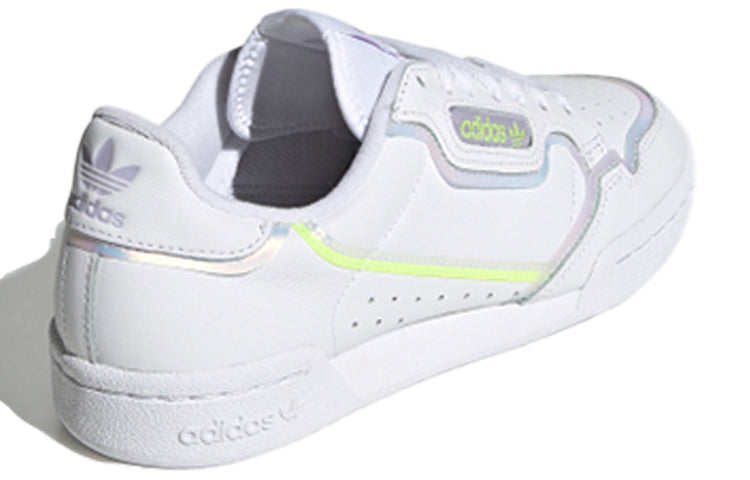 (WMNS) adidas Continental 80 'White Purple Yellow' FV9680
