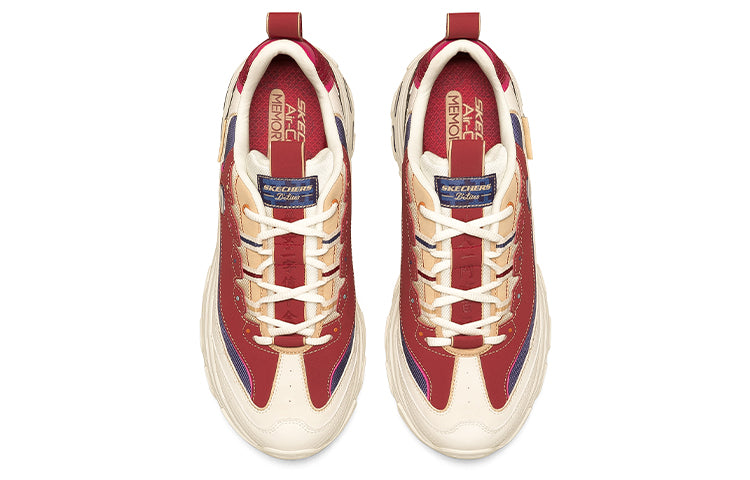 Skechers D'lites 2021 New Year White/Red 666169-MULT