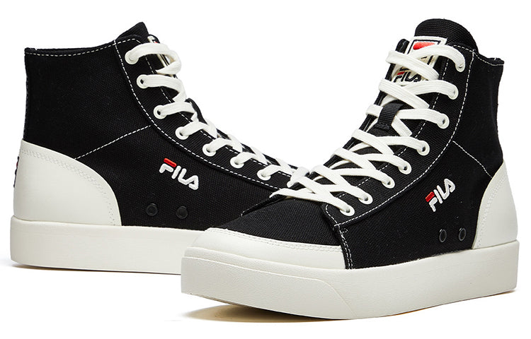 Fila Block High-top Canvas Shoes Black T12M014401FBK