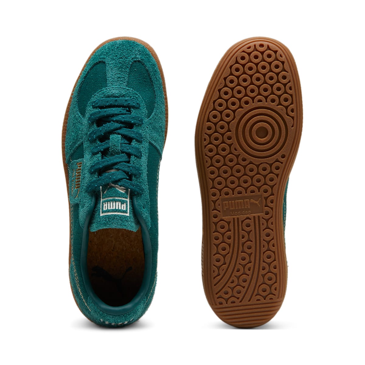 (WMNS) Puma Palermo Texture 'Dark Myrtle Gold' 398523-01